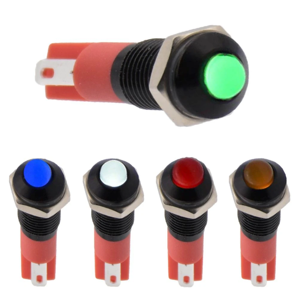 Témoins lumineux à LED étanches pour diamètre 8 mm | Lettel