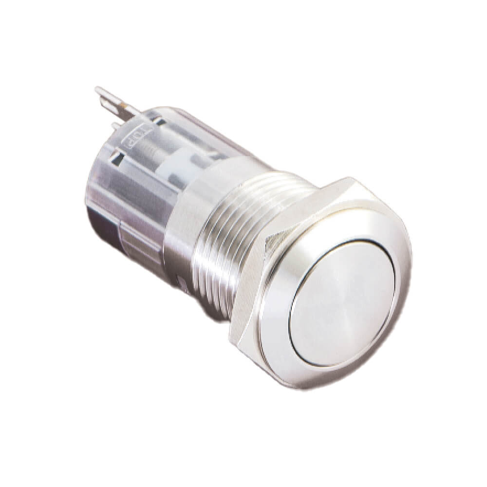Interrupteur poussoir metallique diametre 16