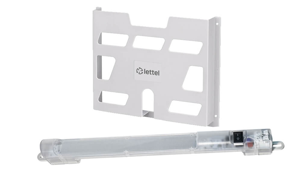 Éclairage led et porte documents