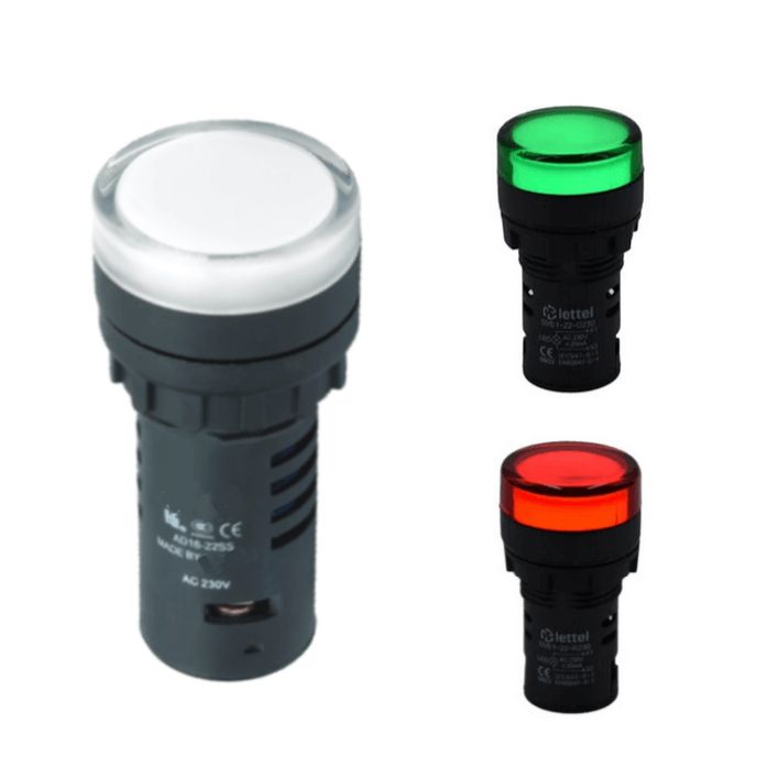 Voyant bi led diamètre 22 rouge vert