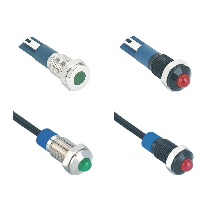 Témoins lumineux à LED étanches pour diamètre 8 mm | Lettel
