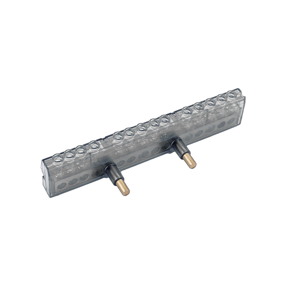 Barre de neutre 160A DDB-1B160 13 connexions bornier neutre cuivre tableau électrique distribution