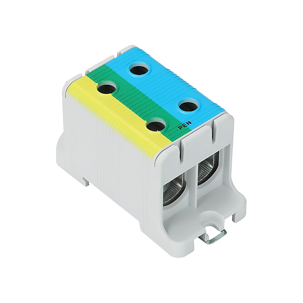 Bloc de jonction PEN 245A Cu / 220A Al pour conducteur neutre-terre jusqu’à 95 mm²