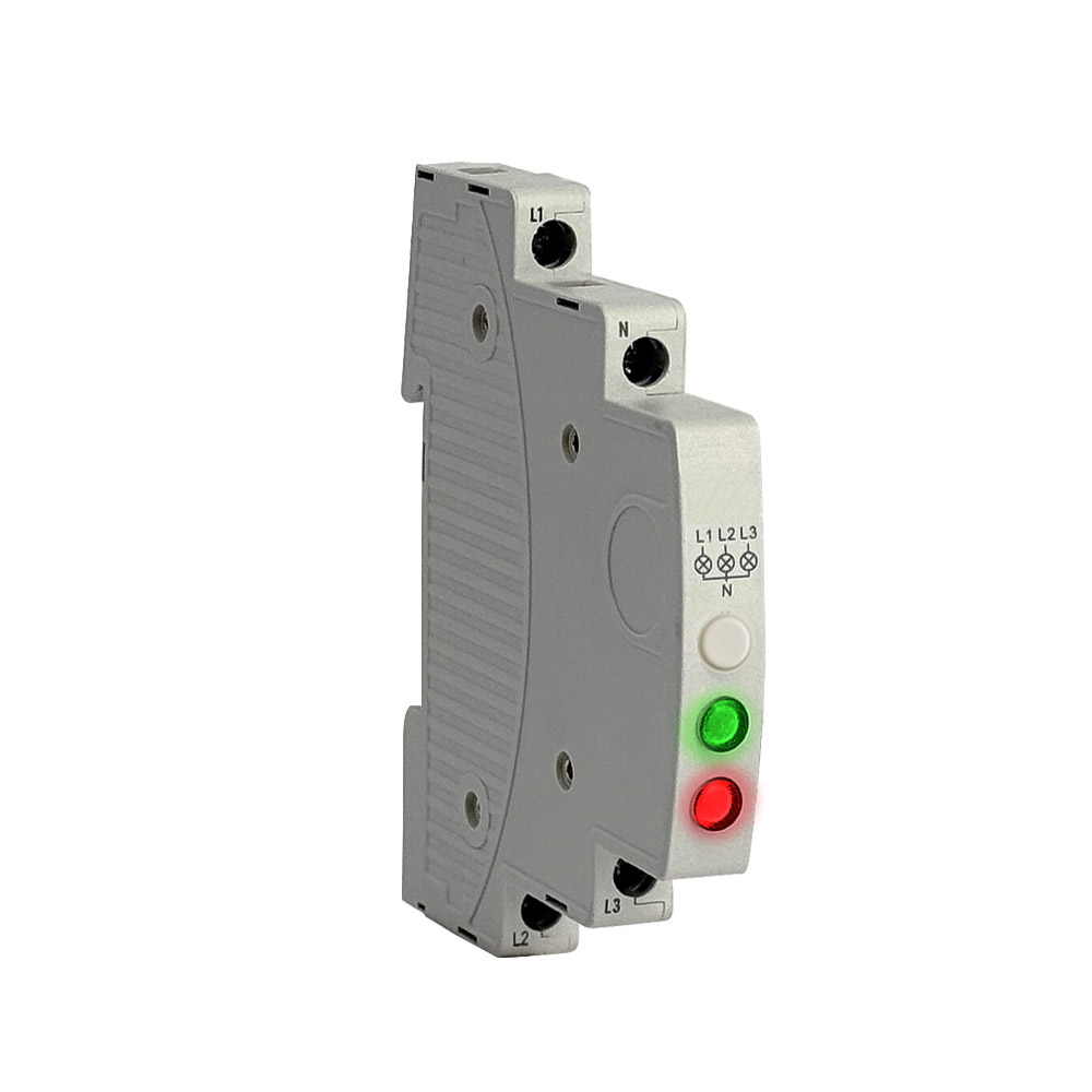 Voyant modulaire LED vert et rouge 230V ou 12-48V, rail DIN