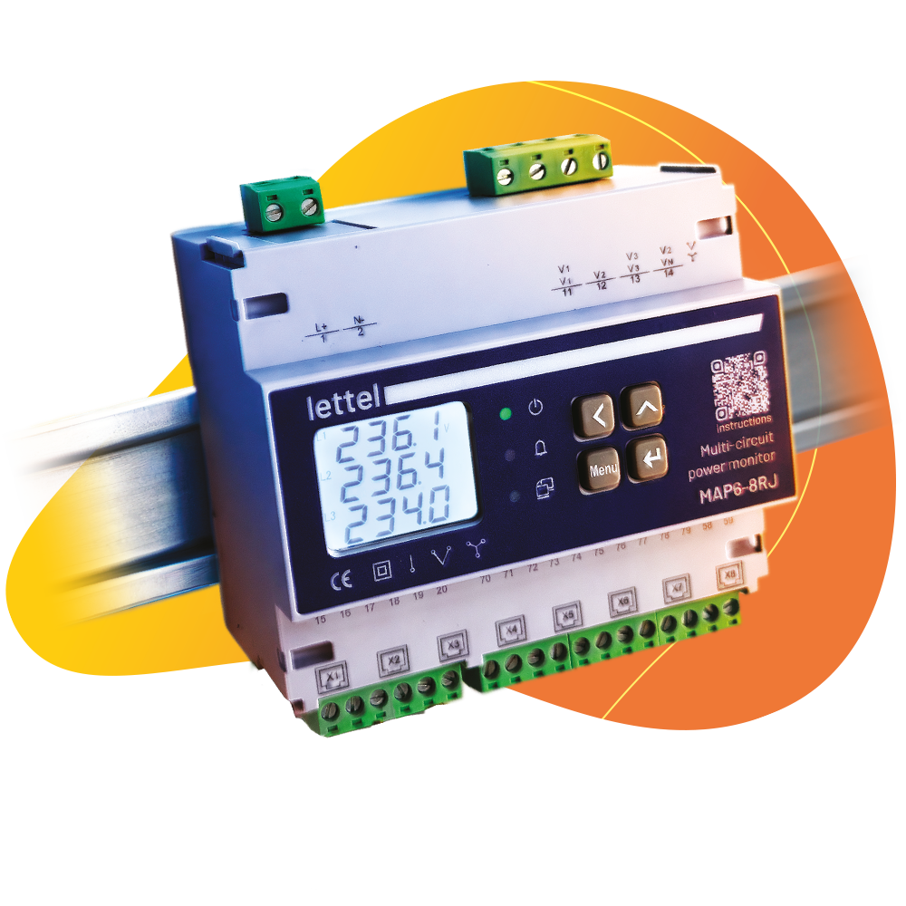 MAP6 - centrale de mesure multi-circuits Lettel